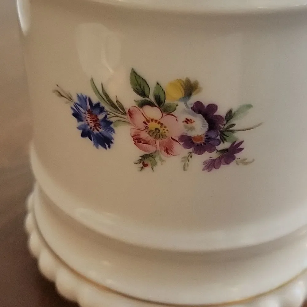BAREUTHER WALDSASSEN Vintage Limited Edition Floral Porcelain Canister